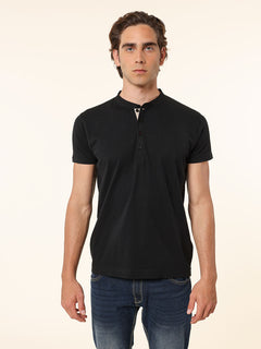 T-Shirt Polo|Colore:Nero