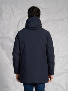 Giubbotto lungo reversibile|Colore:Blu