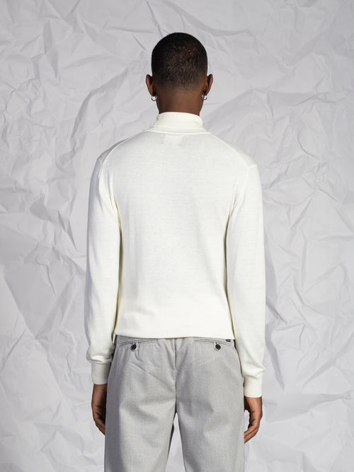 Maglia collo alto basic|Colore:Panna