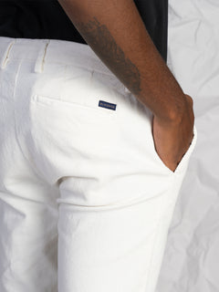 Pantaloni velluto a coste|Colore:Panna
