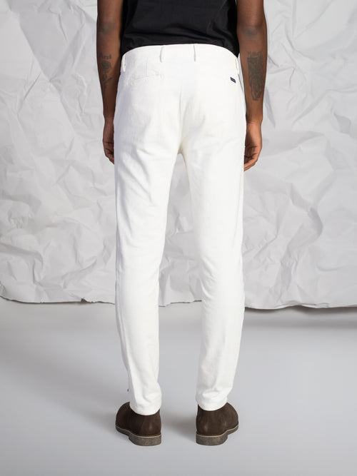 Pantaloni velluto a coste|Colore:Panna