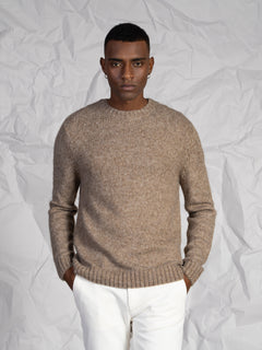 Maglia girocollo|Colore:Fango