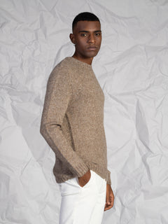 Maglia girocollo|Colore:Fango