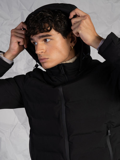 Giubbotto trapuntato|Colore:Nero