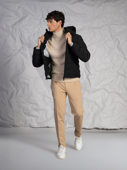 Giubbotto trapuntato|Colore:Nero