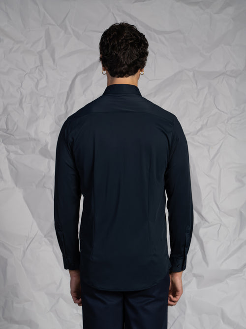 Camicia tessuto tecnico|Colore:Blu