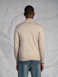 Maglia collo alto basic|Colore:Beige