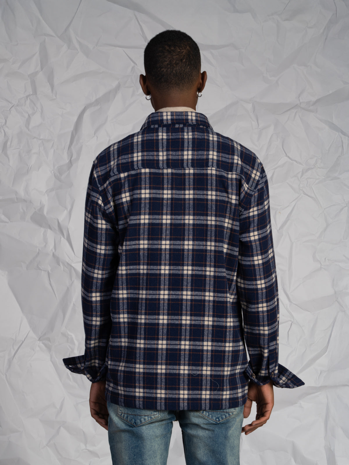 OVERSHIRT A QUADRI|Colore:Blu
