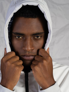 Giubbotto con cappuccio|Colore:Ghiaccio