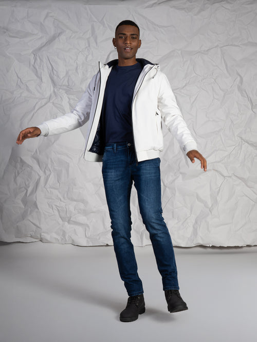 Giubbotto con cappuccio|Colore:Ghiaccio