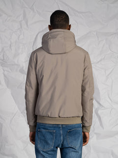 Giubbotto con cappuccio|Colore:Sabbia