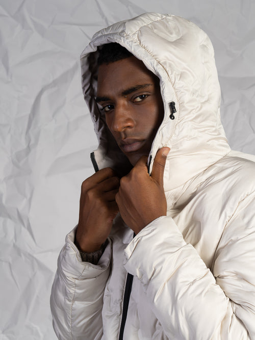 Giubbotto lungo reversibile|Colore:Beige