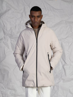 Giubbotto lungo reversibile|Colore:Beige