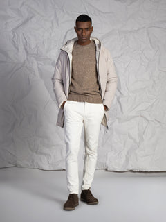 Giubbotto lungo reversibile|Colore:Beige