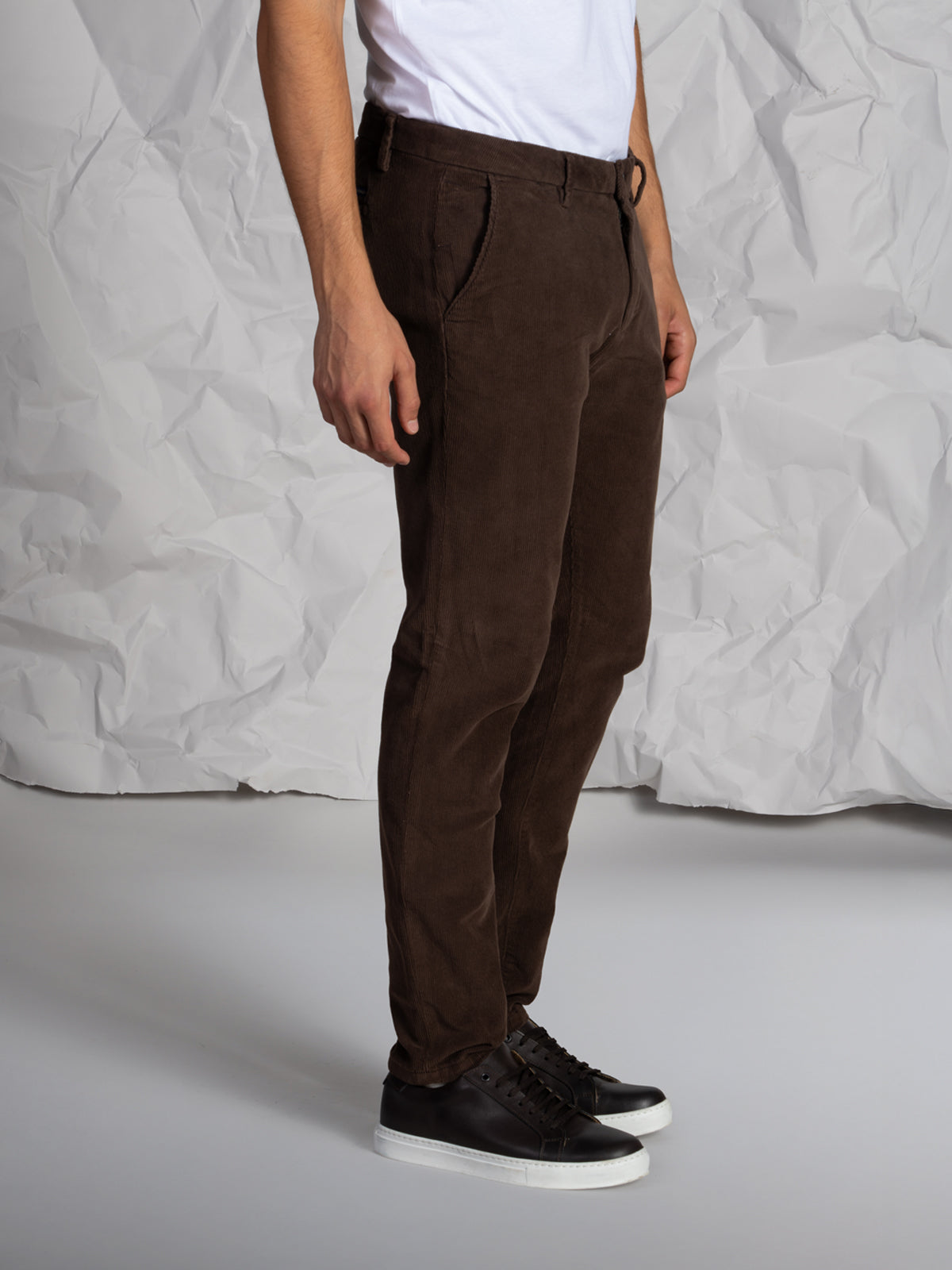 Pantaloni velluto a coste|Colore:Moro
