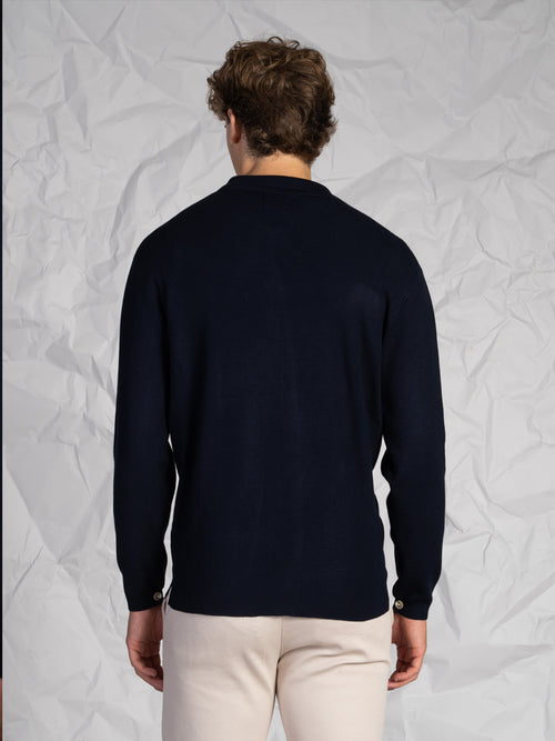 Cardigan con bottoni|Colore:Blu