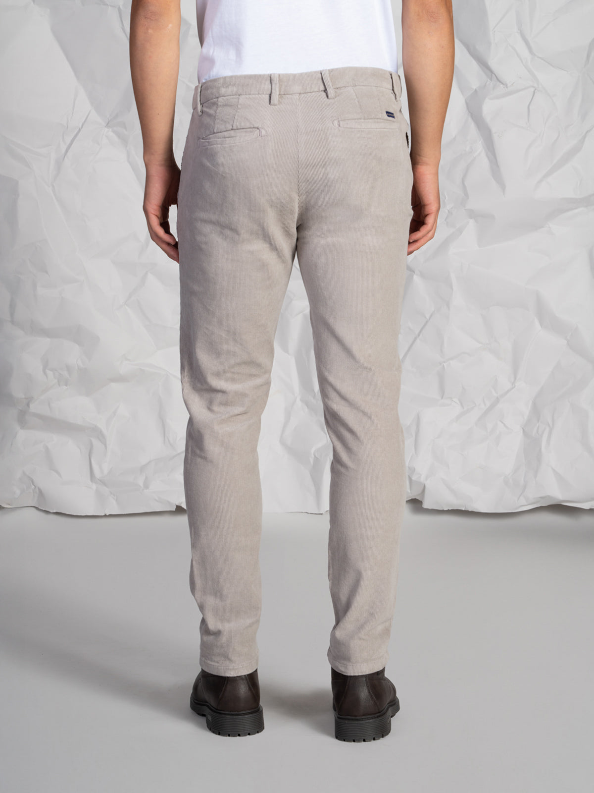 Pantaloni velluto a coste|Colore:Grigio