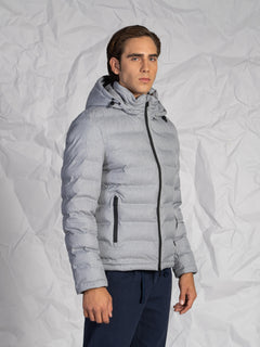 Giubbotto trapuntato|Colore:Grigio melange