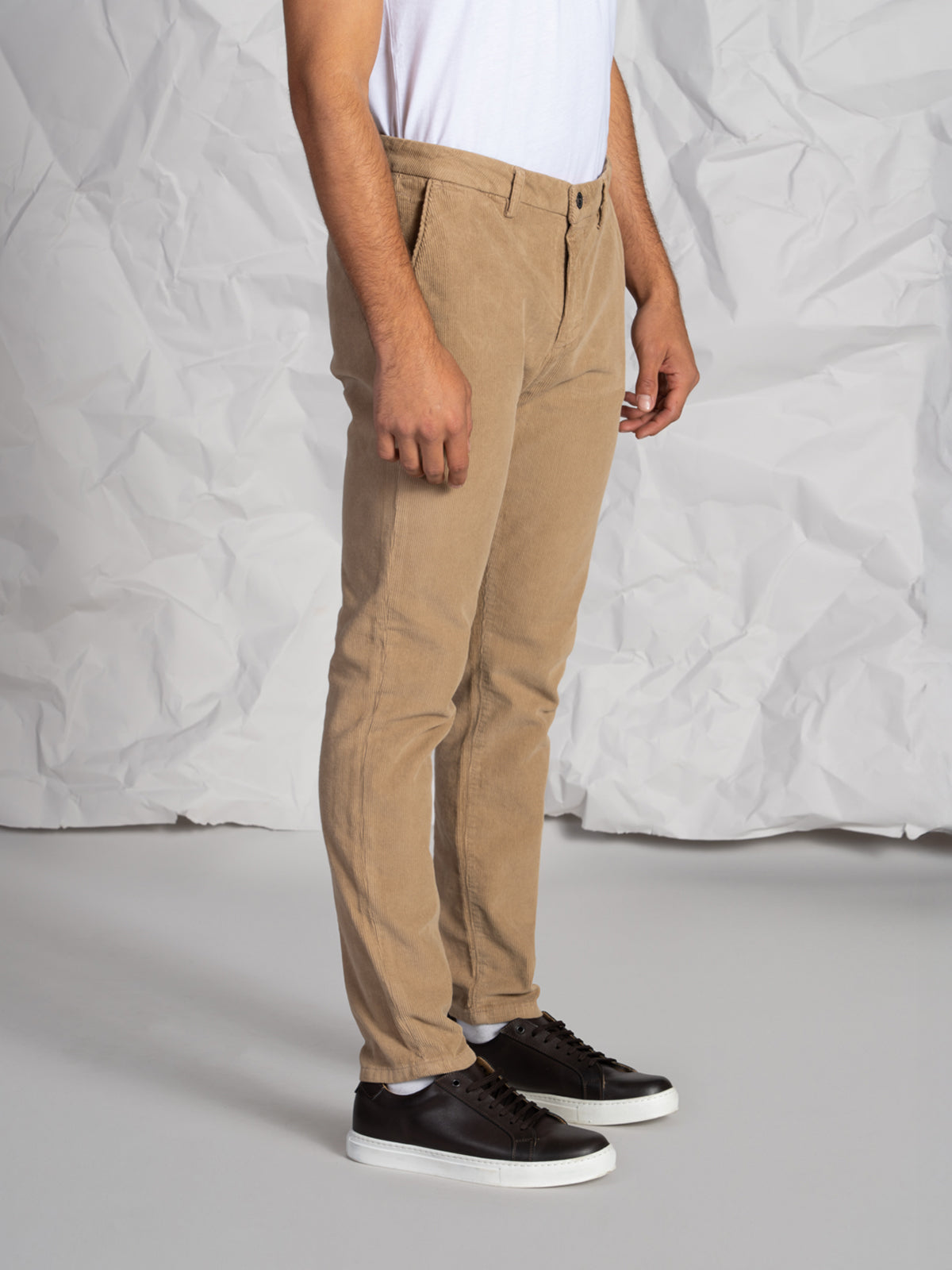 Pantaloni velluto a coste|Colore:Beige
