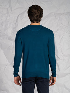 Maglia girocollo lavorazione liscia
