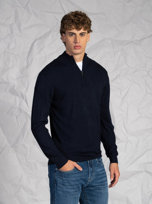 Maglia con zip