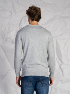 Maglia girocollo nido d’ape|Colore:Grigio