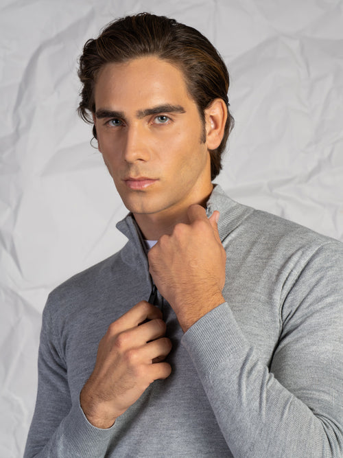 Maglia con zip