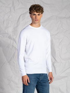 Maglia girocollo lavorazione liscia|Colore:Panna