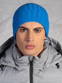 Berretto a maglia rasata|Colore:Azzurro