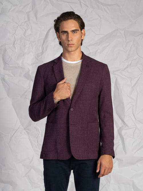 Giacca in maglia|Colore:Bordeaux