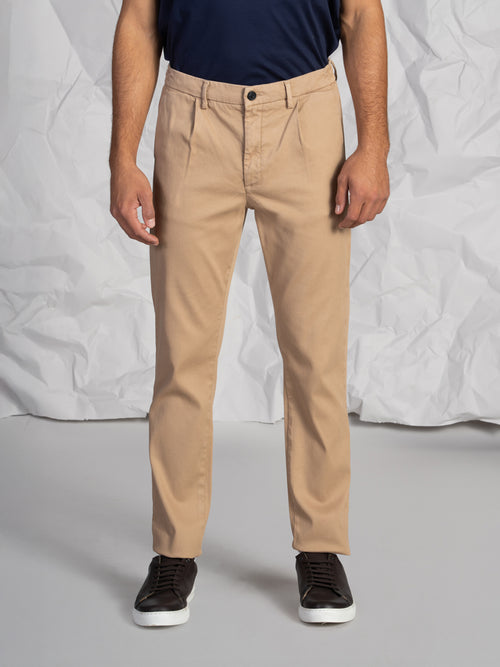 Pantaloni Chino mini pence|Colore:Beige