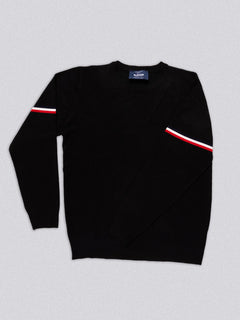 Maglia girocollo in viscosa|Colore:Nero