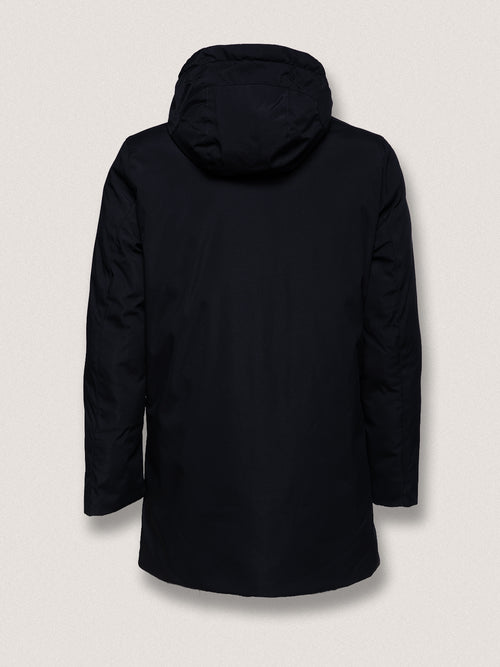 Giubbotto lungo reversibile|Colore:Nero