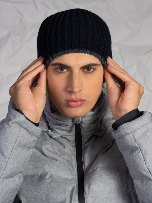 Berretto lavorato|Colore:Blu