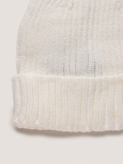 Berretto a coste larghe|Colore:Panna