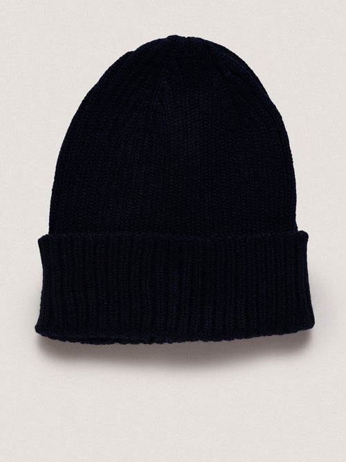 Berretto a coste larghe|Colore:Blu