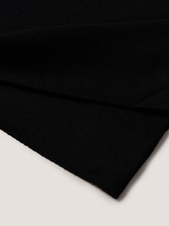 Sciarpa lavorazione liscia|Colore:Nero