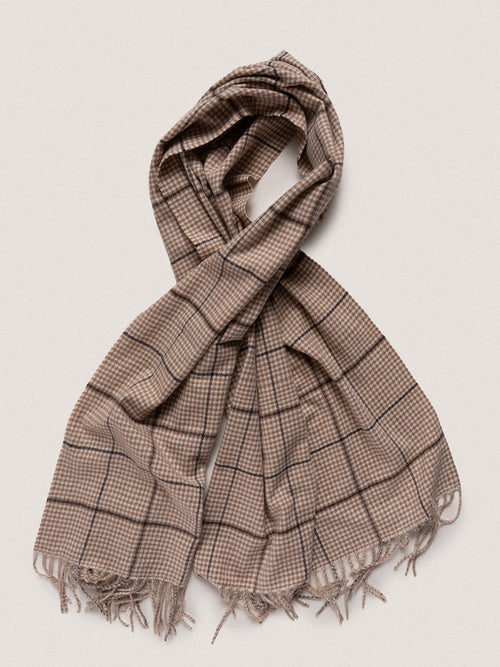 Sciarpa con frange|Colore:Beige