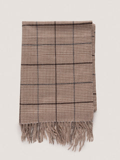 Sciarpa con frange|Colore:Beige