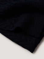 Sciarpa Jacquard|Colore:Blu