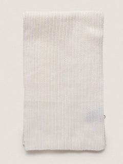 Sciarpa a coste larghe|Colore:Panna