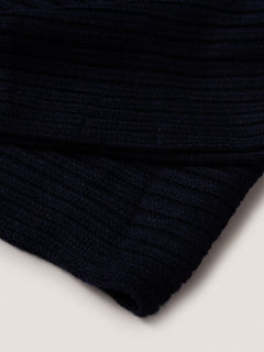 Sciarpa a coste larghe|Colore:Blu