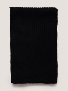 Sciarpa a coste larghe|Colore:Nero