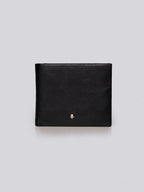 Portafoglio in pelle|Colore:Nero