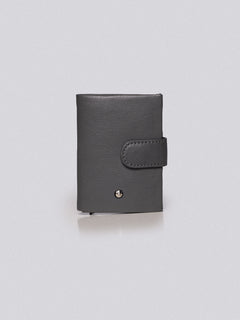 Portafoglio in pelle|Colore:Grigio