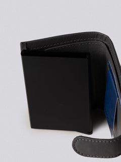 Portafoglio in pelle|Colore:Grigio