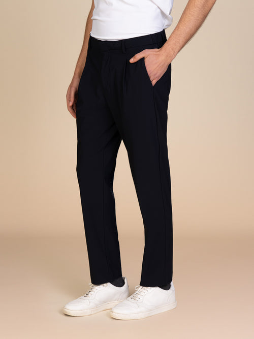 Pantaloni tessuto tecnico|Colore:Blu