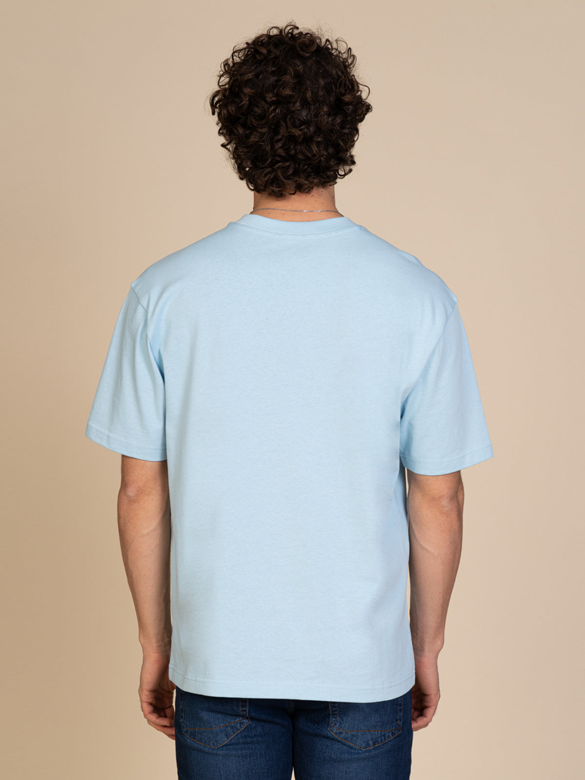 T-Shirt tinta unita|Colore:Celeste