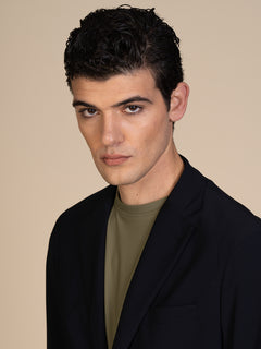 Giacca smart tessuto tecnico|Colore:Blu