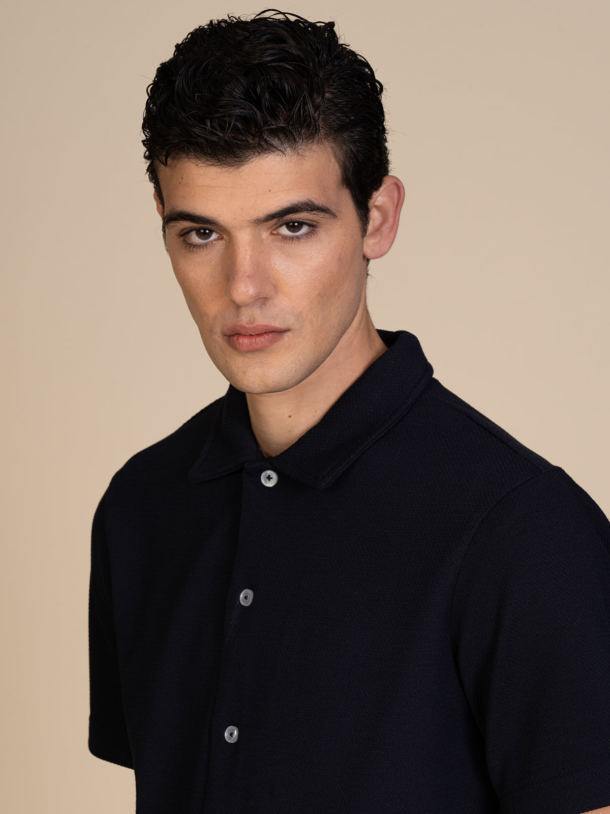 Camicia mezza manica |Colore:Blu